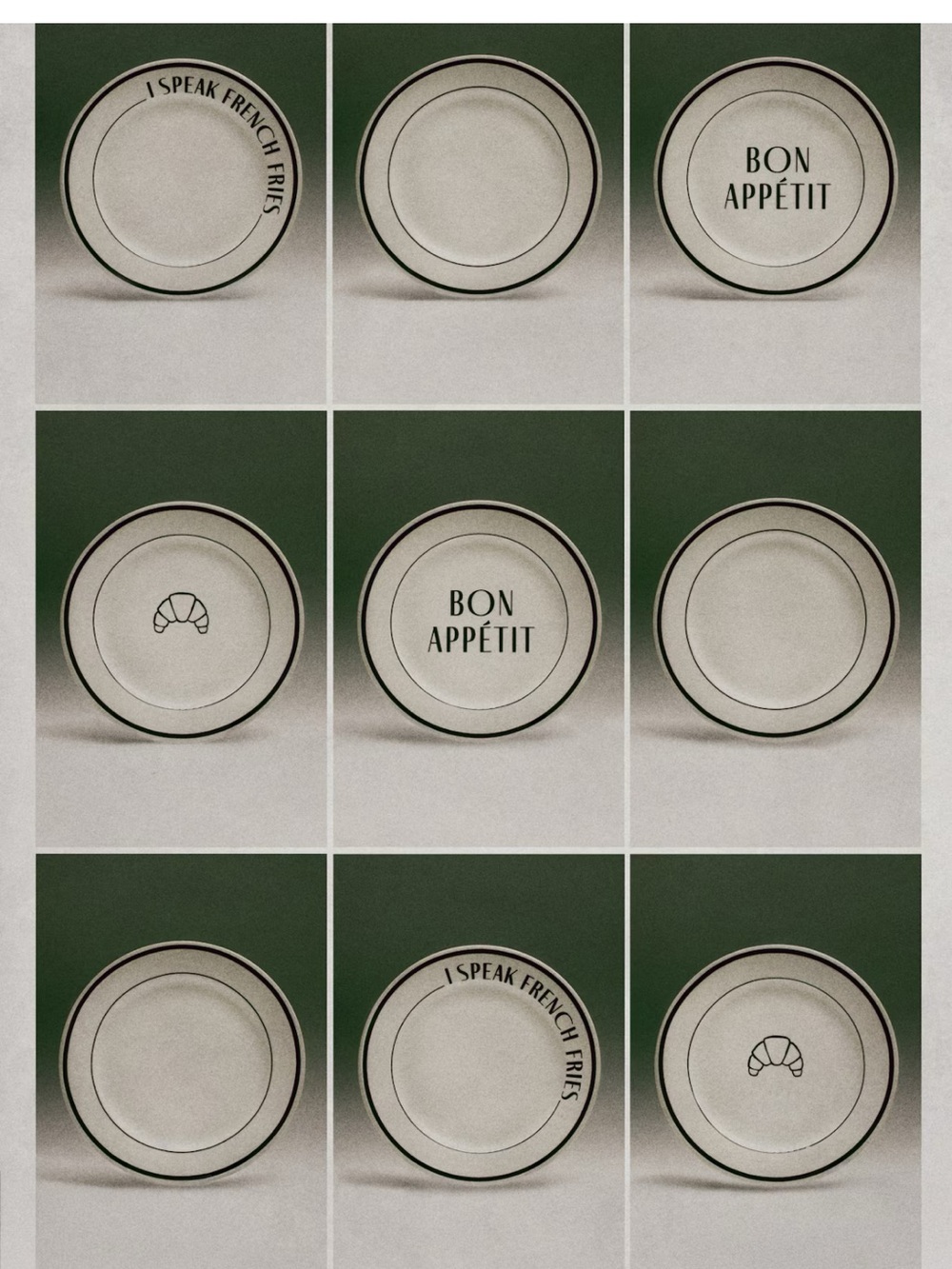 NEW H&M Home Mixed Plate Set